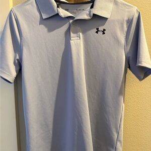 Under Armour Big Boy’s Sky Blue Polo Shirt